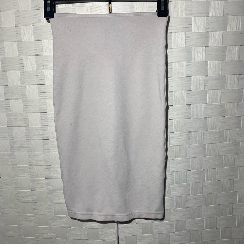 American Apparel White Pencil Skirt